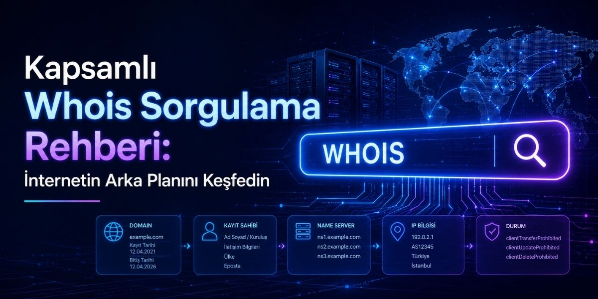 Kapsamlı Whois Sorgulama Rehberi: İnternetin Arka Planını Keşfedin