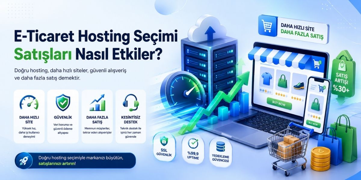E-Ticaret Hosting Seçimi Sat...