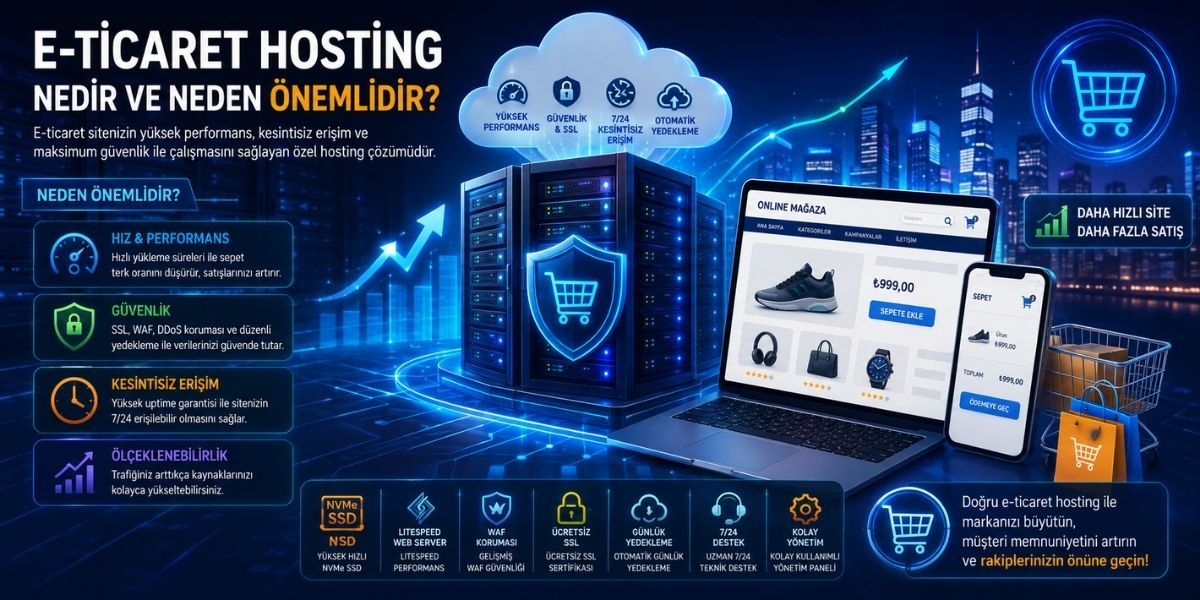 E-Ticaret Hosting Nedir ve N...