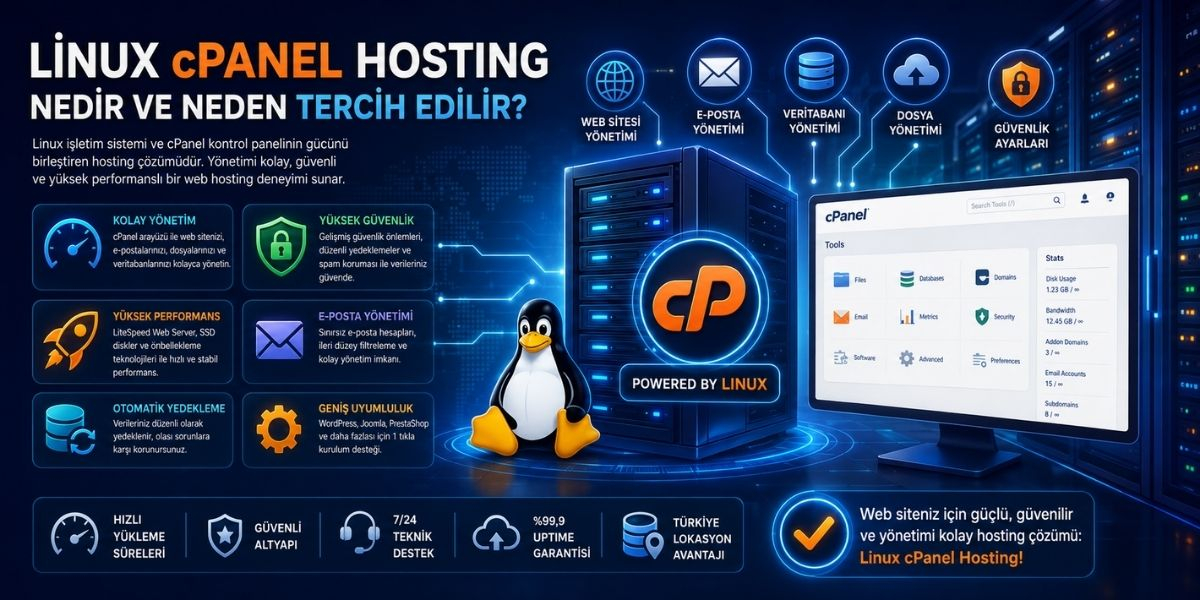 Linux cPanel Hosting Nedir v...
