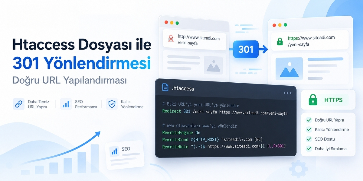 Htaccess Dosyası ile 301 Yönlendirme Nasıl Yapılır? 
