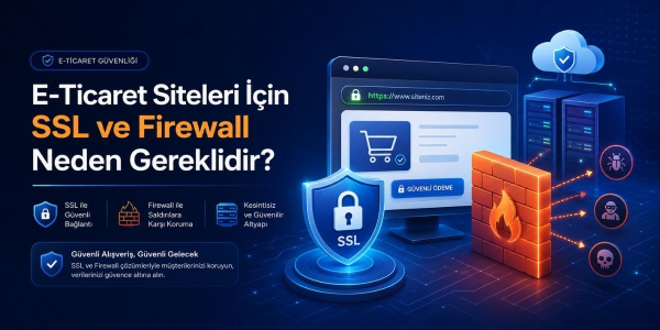 E-Ticaret Siteleri İçin SSL ve Firewall Neden Gere...
