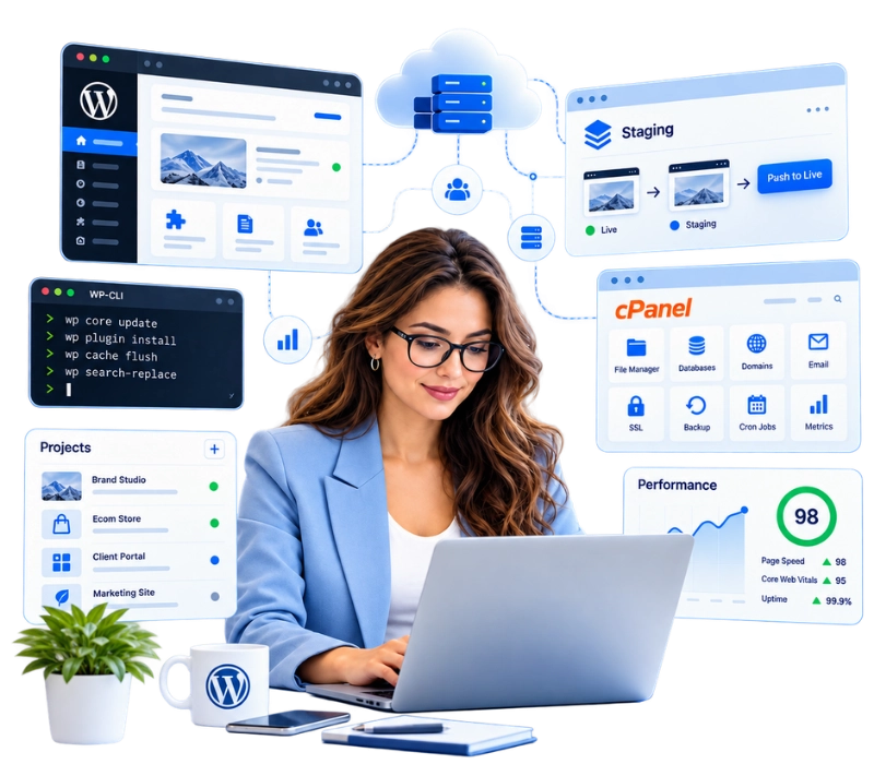 Ajanslar ve Geliştiriciler İçin WordPress Hosting Araçları